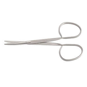 Medline Strabismus Scissors - 4.25" (10.8 cm) Strabismus Scissors with Straight Blunt / Blunt Tips - MDS0796719