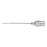 Medline Lacrimal Cannulas - 23 Gauge Straight Port Tip Shahinian Lacrimal Cannula - MDS0797807