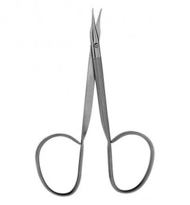 Medline Stevens Tenotomy Scissors with Ribbon Handle - 3-3/4 " (9.5 cm) Curved Stevens Tenotomy Scissors with Ribbon Handle and Sharp / Sharp Tips - MDS0805909