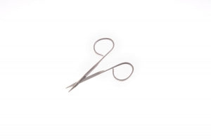 Medline Stevens Tenotomy Scissors with Ribbon Handle - 3-3/4 " (9.5 cm) Straight Stevens Tenotomy Scissors with Ribbon Handle and Blunt / Blunt Tips - MDS0806009