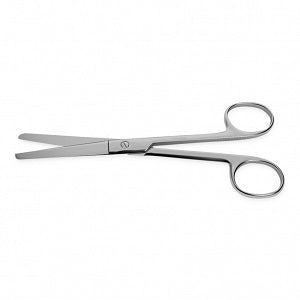 Medline Furst Straight Standard Operating Scissors - Standard Straight Operating Scissors, Blunt / Blunt, 4.5" - MDS0810211F