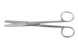 Medline Straight Standard Operating Scissors - Straight Standard Operating Scissors, Blunt / Blunt 6.5" - MDS0810216