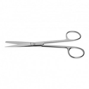 Medline Furst Straight Standard Operating Scissors - Standard Straight Operating Scissors, Sharp / Blunt, 6" - MDS0811015F