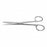 Medline Furst Straight Standard Operating Scissors - Standard Straight Operating Scissors, Sharp / Blunt, 6" - MDS0811015F