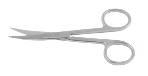 Medline Curved Standard Operating Scissors - Curved Standard Operating Scissors, Sharp / Sharp, 4.25" - MDS0812110