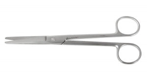 Medline Mayo Dissecting Scissors - Mayo Dissecting Scissors, Straight, Beveled Blades, 6" - MDS0816015