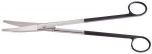 Medline Mayo-Type Scissors - Mayo-Harrington Super Cut Scissors, Curved, One Serrated Blade, 12" - MDS0816128S