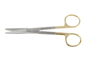 Medline Mayo Tungsten Carbide Scissors - Mayo Beveled Tungsten Carbide Beveled Blade Scissors, Straight, 5.5" - MDS0816414