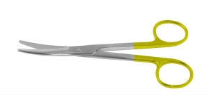 Medline Mayo Tungsten Carbide Scissors - Mayo Beveled Tungsten Carbide Beveled Blade Scissors, Straight, 5.5" - MDS0816414