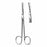 Medline Metzenbaum-Lahey Dissecting Scissors - 5.75" (14.6 cm) Straight Metzenbaum-Lahey Dissecting Scissors with Blunt / Blunt Tips - MDS0828114