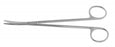 Medline Metzenbaum Dissecting Scissors - 7-3/8" (18.7 cm) Fine Curved Metzenbaum Dissecting Scissors with Blunt / Blunt Tips, Light Model - MDS0828319