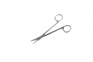 Medline Metzenbaum Dissecting Scissors - 5-1/2" (14 cm) Curved Metzenbaum Dissecting Scissors with Sharp / Blunt Tips - MDS0828914