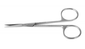 Medline Iris Ophthalmic Scissors - Iris Ophthalmic Scissors, 4.25" (10.5 cm) Length, Straight, Sharp / Sharp - MDS0834010