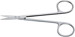 Medline Iris Scissors - 4.5" (11 cm) Iris Scissors with Curved Sharp / Sharp Tips - MDS0834312