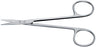 Medline Iris Scissors - 4.5" (11 cm) Iris Scissors with Curved Sharp / Sharp Tips - MDS0834312