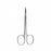 Medline Knapp Iris Scissors - 4.5" (11.4 cm) Straight Knapp Iris Scissors with Large Rings, Tungsten Carbide Inserts and Sharp / Sharp Tips - MDS0835511