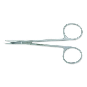 Medline Furst Knapp Iris Scissors - Knapp Iris Scissors, Straight, Sharp / Blunt, 4" - MDS0837602F