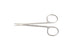 Medline Knapp Iris Scissors - 4" (10 cm) Straight Knapp Iris Scissors with Sharp / Blunt Tips - MDS0837602