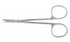 Medline Knapp Iris Scissors - 4" (10 cm) Curved Knapp Iris Scissors with Sharp / Blunt Tips - MDS0837702