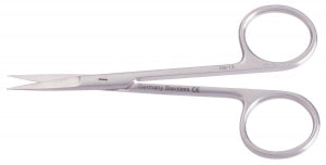 Medline Knapp Iris Scissors - 4" (10 cm) Curved Knapp Iris Scissors with Sharp / Blunt Tips - MDS0837702