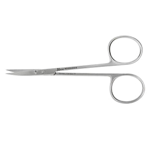 Medline Knapp Iris Scissors - 4" (10 cm) Curved Knapp Iris Scissors with Sharp / Sharp Tips - MDS0838510