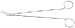 Medline DeBakey Vascular Scissors - SCISSOR, DEBAKEY, VASC, ANGLED 25, 11.25" - MDS0849028