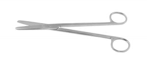 Medline Sims Uterine Scissors - Sims Uterine Scissors, Blunt / Bunt, Straight, 8" - MDS0851020