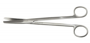 Medline Sims Uterine Scissors - Sims Uterine Scissors, Blunt / Bunt, Curved, 8" - MDS0851120