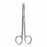 Medline Kelly Operating Room Scissors - 6-1/4" ( 16 cm) Straight Sharp Kelly Scissors with Serrated Lower Blade - MDS0854017