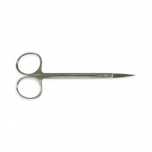 Medline Knapp Ophthalmic Scissors - Knapp Ophthalmic Scissors, 4.5" (12 cm) Length, Fine Curved, Sharp / Sharp - MDS0859511