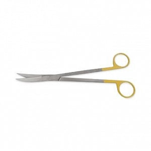 Medline Zeppelin Parametrium OB / GYN Scissors - 12" (26 cm) Zeppelin Parametrium Scissors with Serrated Curved Blades and Tungsten Carbide Inserts - MDS0865230