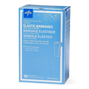 Medline Nonsterile Matrix Elastic Bandages - Matrix Elastic Bandage with Self-Closure, 6" x 5 yd. - MDS087006LF