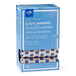 Medline Nonsterile Matrix Elastic Bandages - Matrix Elastic Bandage with Self-Closure, 6" x 5 yd. - MDS087006LF