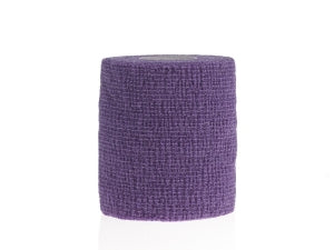 Milliken CoFlex Nonsterile Cohesive Bandages - CoFlex NL Nonsterile Self-Adherent Bandages, Purple, 4" x 5 yd. (10.2 cm x 4.6 m) - 5400PU