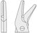 Medline Suture Wire Cutters - Universal Wire Cutter Scissors, Angled Jaw, Serrated, Tungsten Carbide Cutting Edges, 4.75" - MDS0883512