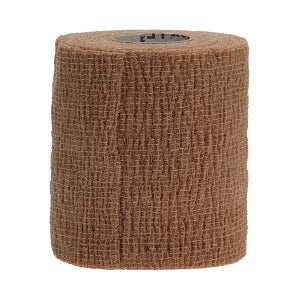 Medline Co-Label CoFlex LF2 Quick-Stick Nonsterile Cohesive Bandages - CoFlex LF2 Quick-Stick Nonsterile Cohesive Bandages, Tan, 3" x 5 yd. (7.6 cm x 4.6 m) - MDS089003