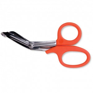 Medline Universal Bandage Scissors - 7.5" (19 cm) Universal Bandage Scissors, Orange - MDS0895018O