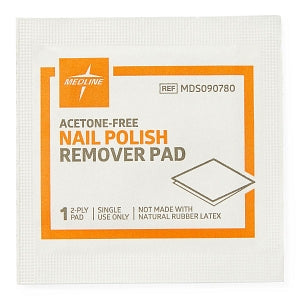 Medline Nail Polish Remover Pads - Nail Polish Remover Pads - MDS090780