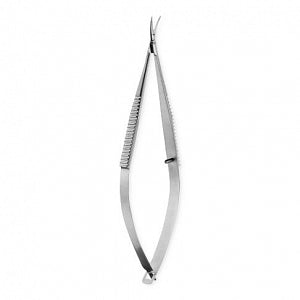 Medline Castroviejo Corneal Scissors - Castroviejo Corneal Scissors, Right, Micro Angled Blunt, 5 mm Blade - MDS0913614