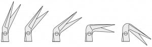 Medline Artery Scissors - SCISSOR, ARTERY, ANG 25DEG, 6.75, 17.2CM - MDS0942125