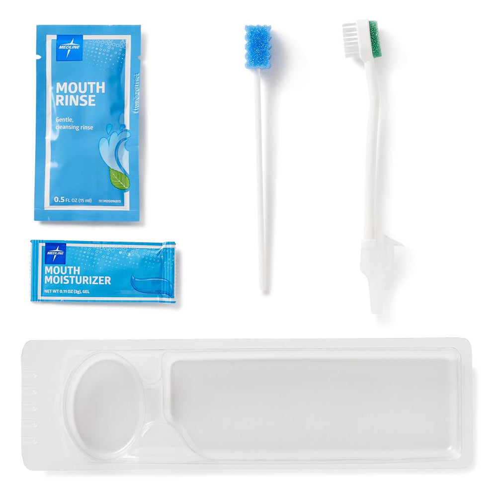 Deluxe Suction Toothbrush Kit with Mouth Rinse