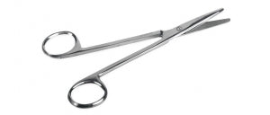 Medline Metzenbaum Straight Scissors - Metzenbaum Scissors, Nonsterile, Single-Use, Straight, 5.5'' - MDS10071