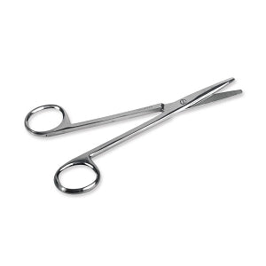 Medline Metzenbaum Curved Scissors - Metzenbaum Scissors, Nonsterile, Single-Use, Curved, 7" - MDS10075