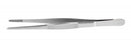 Medline Furst Standard Dressing Forceps - 6.25" (15.9 cm) Furst Standard Dressing Forceps with Straight Serrated Tips, Japanese Stainless Steel - MDS1010216F