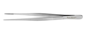 Medline Narrow Tip Dressing Forceps - Narrow Tip Dressing Forcep, Serrated Straight Tip, 6.25" - MDS1011016