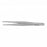 Medline Furst Standard Tissue Forceps - 4.5" (11 cm) Furst Straight Standard Tissue Forceps with 1 x 2 Teeth, Japanese Stainless Steel - MDS1012011F