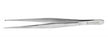 Medline Standard Tissue Forceps - 6.25" (15.8 cm) Straight Standard Tissue Forceps with 1 x 2 Teeth - MDS1012016