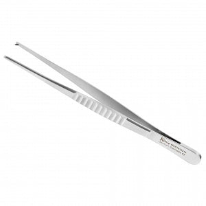 Medline USA Tissue Forceps - USA Tissue Forcep, Serrated Tip, 1 x 2 Teeth, 7" - MDS1012218