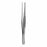 Medline Tissue Forceps - 6" (16 cm) Fine Tip Tissue Forceps with 1 x 2 Teeth - MDS1012316