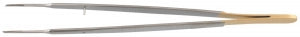 Medline Gerald Forceps - Gerald Forceps with Tapered 1 mm Tips, 9" (22.9 cm) - MDS1014323